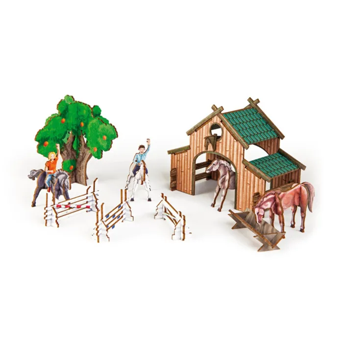 3D пъзел Gespaensterwald, Коне, играчка за сглобяване