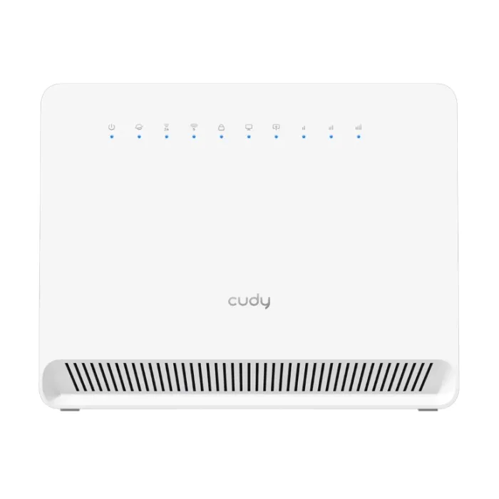4G LTE Wi-Fi рутер CUDY LT500E, AC1200, двубандов 2.4/5 GHz, LTE Cat.4, до 300 + 867 Mbps, Nano SIM, 4x10/100 Mbps порта