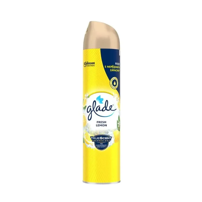 Ароматизатор за въздух Glade Fresh Lemon, спрей, аромат на лимон, 300 ml