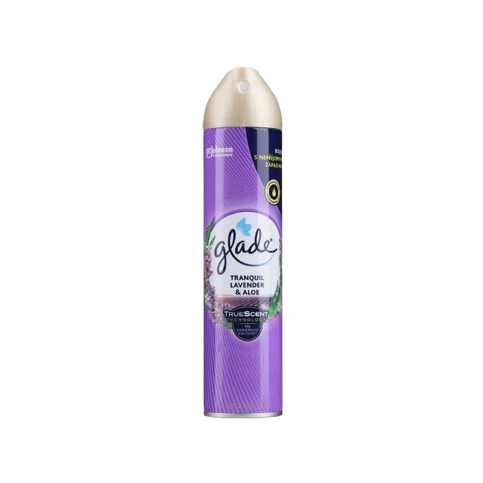 Ароматизатор за въздух Glade Tranquil Lavender & Aloe, спрей, 300 ml