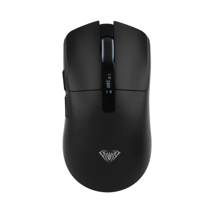 AULA SC590 PRO Black безжична геймърска мишка, Smart Display, PAW3311, 20000 DPI, 64g