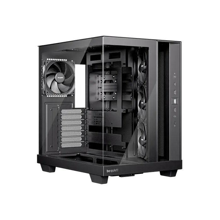 be quiet! Light Base 500 Black – Middle Tower кутия за ATX/mATX/Mini-ITX, 4× Pure Wings 3 120mm PWM, USB-C