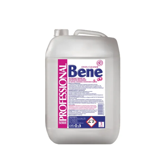Bene Препарат за почистване на фурни и грилове, професионален, 5 L