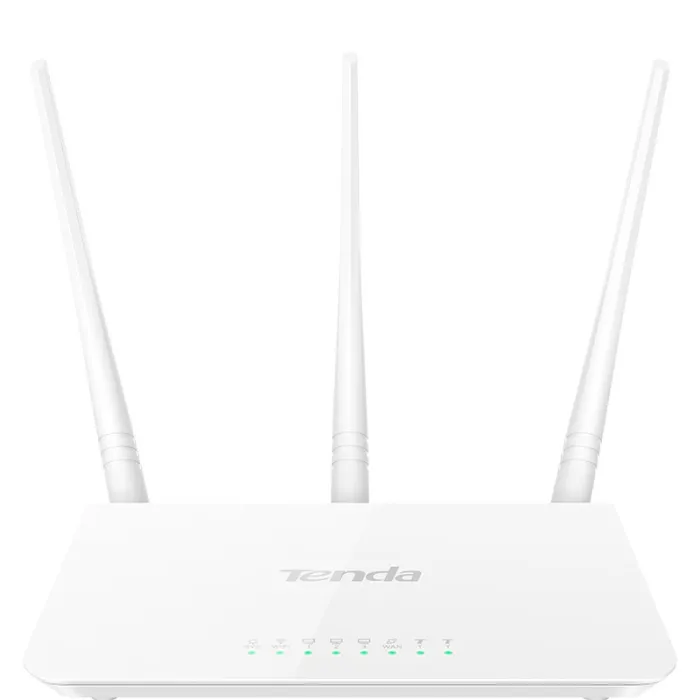 Безжичен рутер, Tenda F3, N300, 2.4GHz, Up to 300Mbps