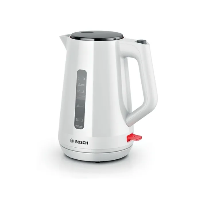 Електрическа кана, Bosch TWK1M121, MyMoment Plastic Kettle, 2400 W, 1.7 l, Cup indicator, Limescale filter, Triple safe