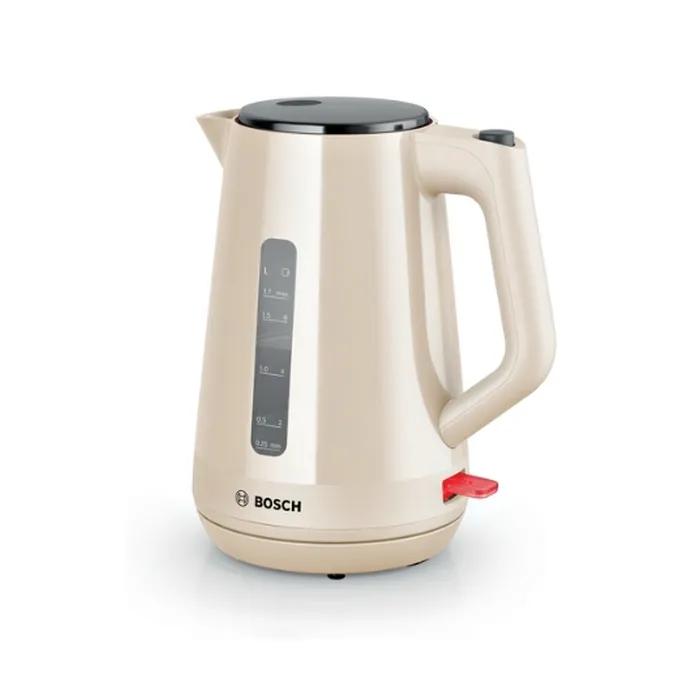 Електрическа кана, Bosch TWK1M127, MyMoment Plastic Kettle, 2400 W, 1.7 l, Cup indicator, Limescale filter, Triple safe