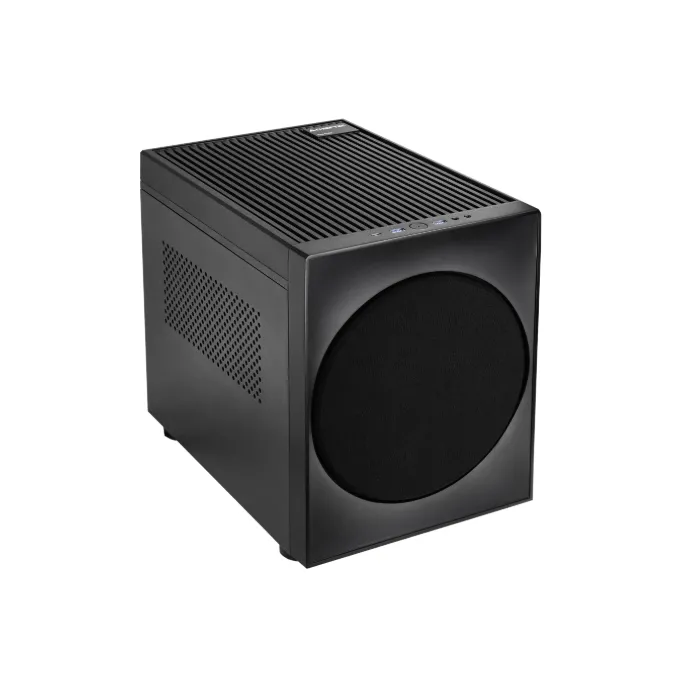 Chieftec The Cube – mATX/mini-ITX кутия тип cube, 200mm PWM вентилатор, USB-C 3.2 Gen2, радиатор до 240mm, черна