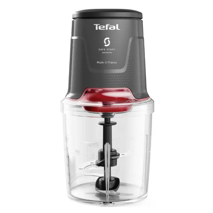 Чопър Tefal Easy Press MQ740HF0, 600 W, 4 ножа от неръждаема стомана, сив