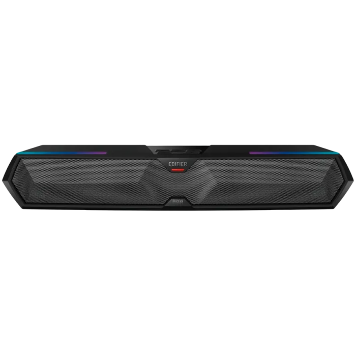 Тонколони Edifier MG300 Soundbar, BT V5.3, USB, AUX, 2x 52mm Drivers, RGB Lighting, 5W (RMS), Black