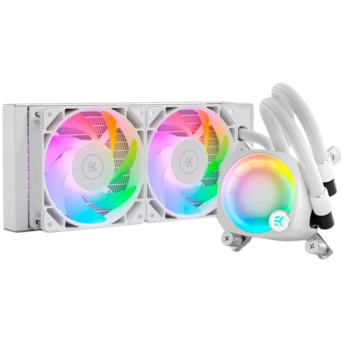 EK-Nucleus AIO CR240 Lux D-RGB White 240mm водно охлаждане
