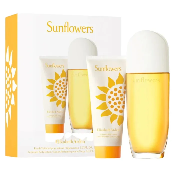 Elizabeth Arden Sunflowers подаръчен комплект за жени, тоалетна вода 100 ml и парфюмиран лосион за тяло 100 ml