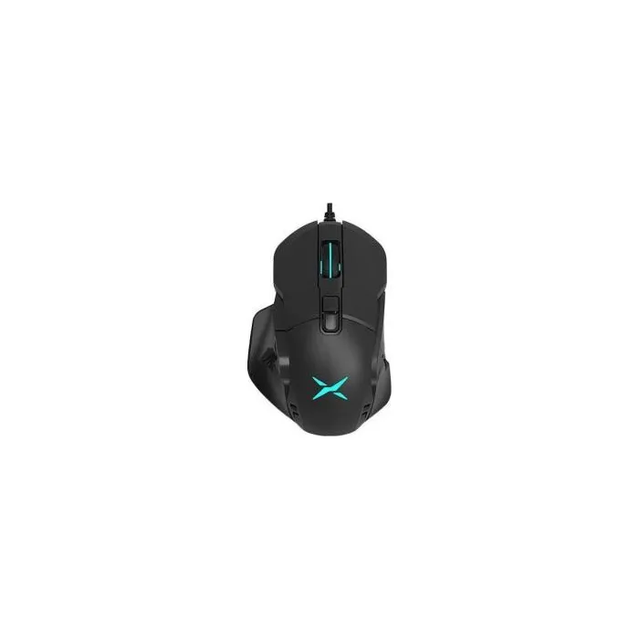 Ергономична геймърска мишка Delux M629BU-PMW3327, кабелна USB, Pixart PMW3327, до 12 400 DPI, 7 бутона, RGB осветление, Omron превключватели