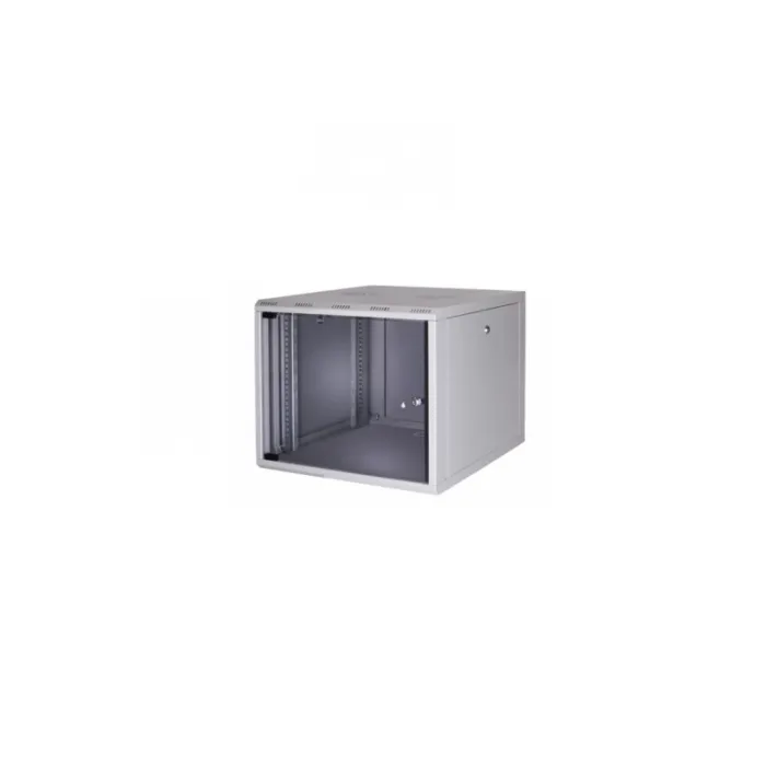 Formrack 19" Wall Mounted rack 9U SOHO 512/400mm, height: 448mm, loading capacity: 50kg., tempered g