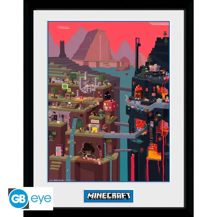 GBEYE MINECRAFT - Framed print