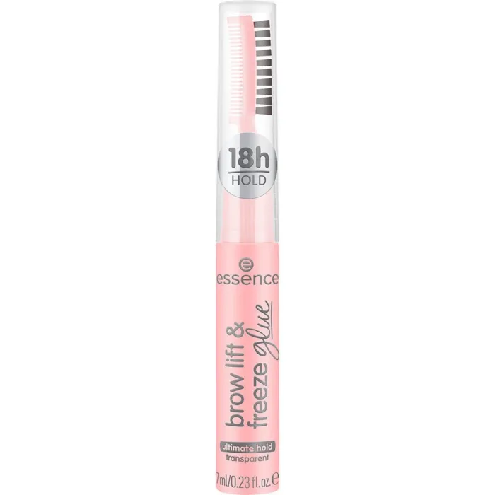 Гел за вежди Essence Brow Lift & Freeze Glue, Laminated, нюанс 01, прозрачен, 18 ч. фиксация, 7 мл