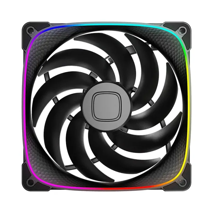 Вентилатор, Geometric Future Squama 2503B-14, 140mm, ARGB, Black