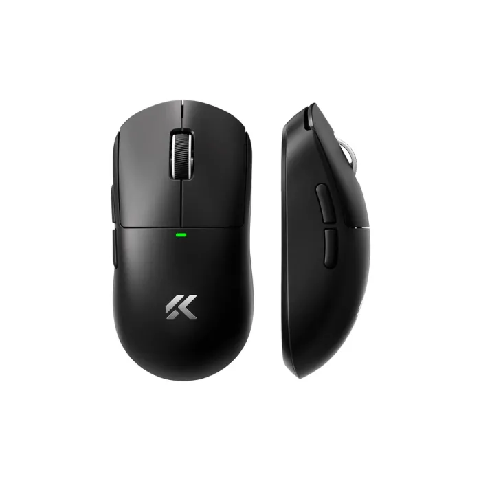 Геймърска мишка MCHOSE A5 V3 Black, безжична, оптична, PAW3395, до 26 000 DPI, 8000 Hz, 56 g, Omron механични суичове