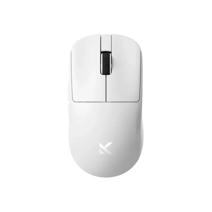 Геймърска мишка MCHOSE L7 Pro White, безжична, Bluetooth/USB, оптичен сензор PAW3395, 26 000 dpi, 8000 Hz, Kailh оптични суичове, 39 g