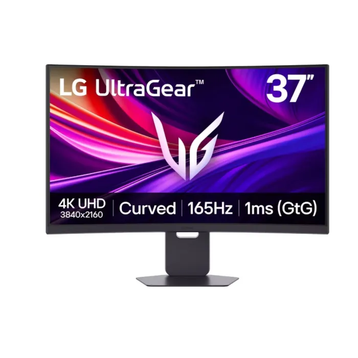 Геймърски монитор LG 37G800A-B UltraGear, 36.5" VA Curved 1000R, 4K UHD, 165Hz, 1ms GtG, HDR10, USB-C с PD 65W