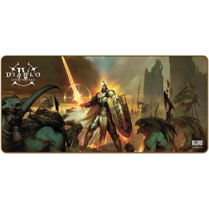 Геймърски пад за мишка BLIZZARD Diablo IV: Lord of Hatred - Paladin, XL, 900 x 420 x 4 мм, многоцветен, за всички видове мишки