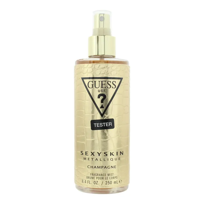 Ароматен спрей за тяло Guess Sexy Skin Metallique Champagne за жени, 250 мл, тестер