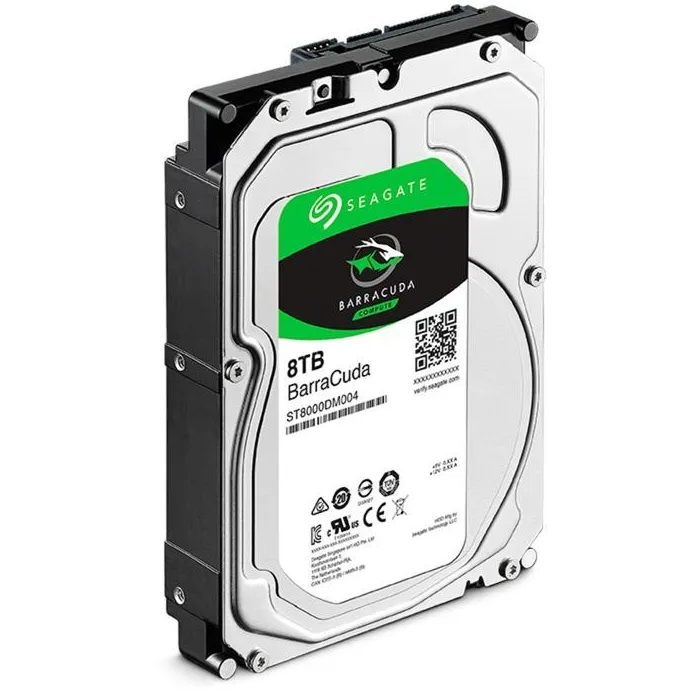 Хард диск SEAGATE BarraCuda, 8TB, 256MB, 7200 rpm,  SATA 3, ST8000DM004