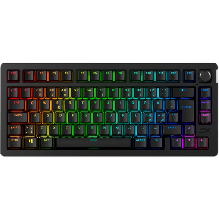 Безжична геймърска механична клавиатура с HyperX Alloy Rise 75