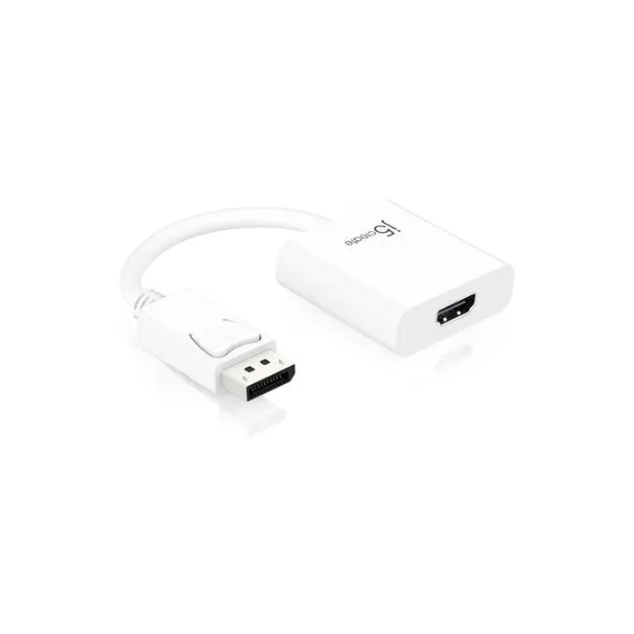 Адаптер j5create JDA154, DisplayPort мъжко - HDMI женско, 90 мм