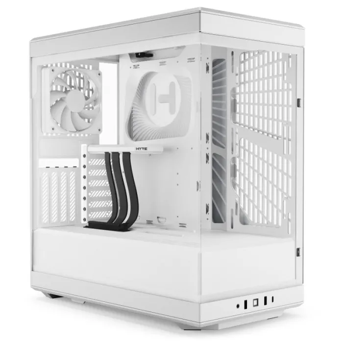 Кутия HYTE Y40 Tempered Glass, Mid-Tower, Бял цвят