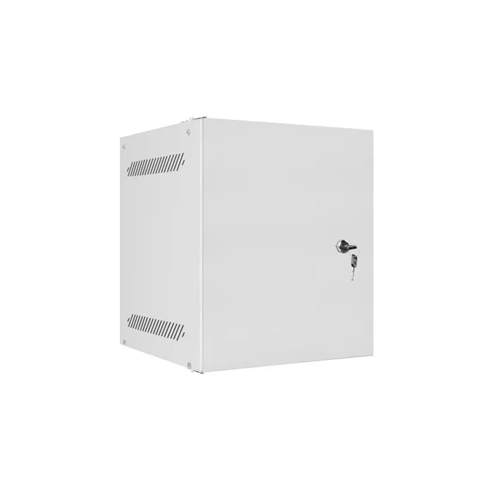 Комуникационен шкаф, Lanberg rack cabinet 10" wall-mount 6U/280x310 for self-assembly with metal door grey (flat pack)
