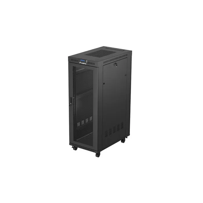 Комуникационен шкаф, Lanberg rack cabinet 19" free-standing 32U/600X1000 (FLAT PACK) with mesh door LCD black