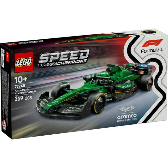 LEGO Speed Champions Aston Martin Aramco F1 AMR24 Race Car 77245 конструктор с 269 части