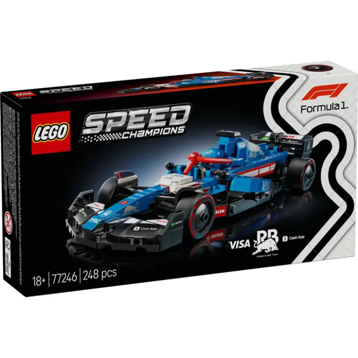 LEGO Speed Champions Visa Cash App RB VCARB 01 F1 Race Car 77246 конструктор с 248 части