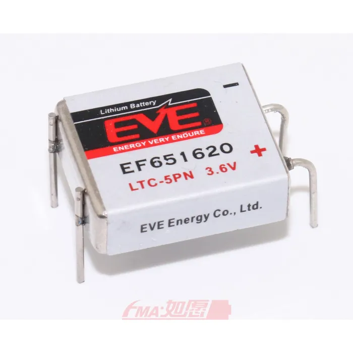 Литиево тионилхлоридна  батерия LTC-5PN   industrial 3,6V  550mAh EVE BATTERY