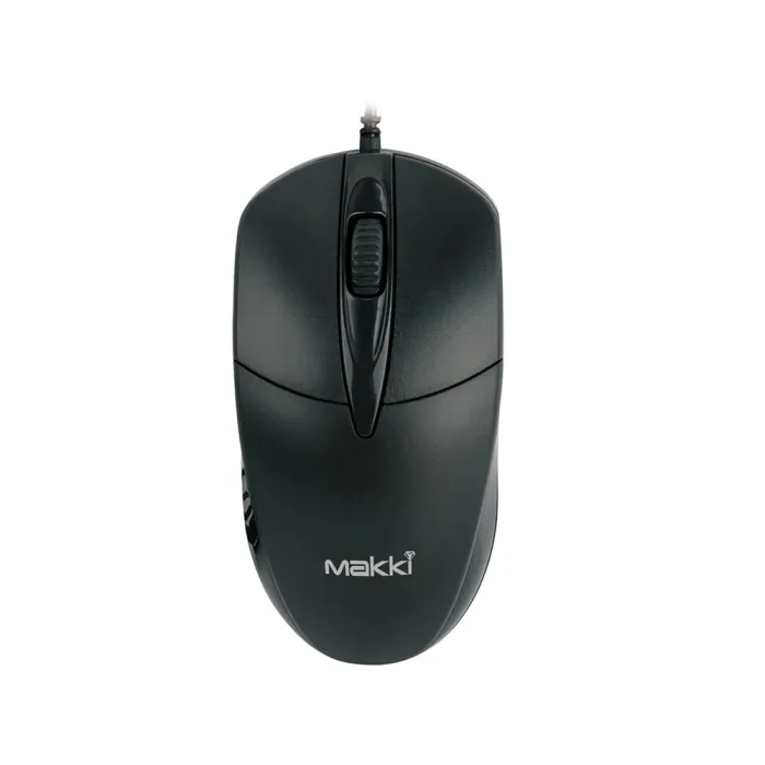 Мишка, Makki MAKKI-MS-H01, USB, Черен цвят