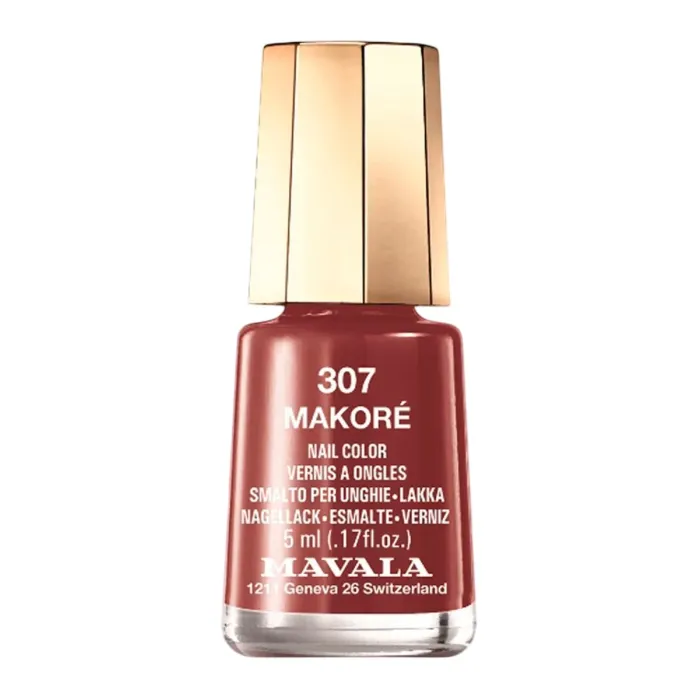 Mavala лак за нокти, нюанс 307 Makoré, миниатюра, 5 мл