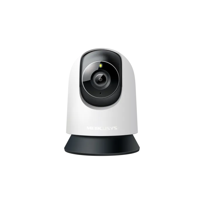MERCUSYS MC210 – вътрешна Pan/Tilt Wi-Fi камера 2K 3MP, AI детекция, нощно виждане 12 m, microSD до 512GB
