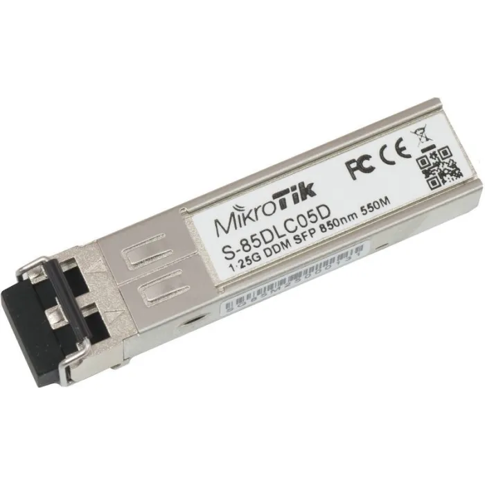 MikroTik S-85DLC05D SFP модул 1.25G Dual LC 550 м Multi Mode