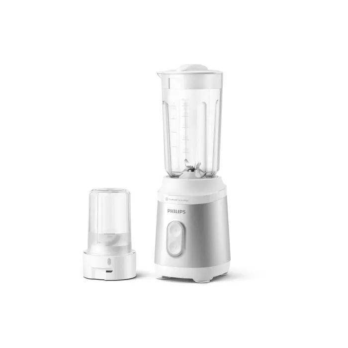 Мини блендер PHILIPS Series 3000 HR2511/90, 350 W, ProBlend, 2 скорости, бял и сребрист