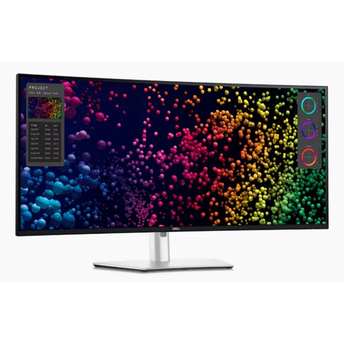 Монитор DELL U4025QW UltraSharp, 39.7″, извит IPS дисплей, 5K WUHD 5120x2160, 120Hz, HDR600, Thunderbolt 4/USB-C, USB хъб, RJ-45