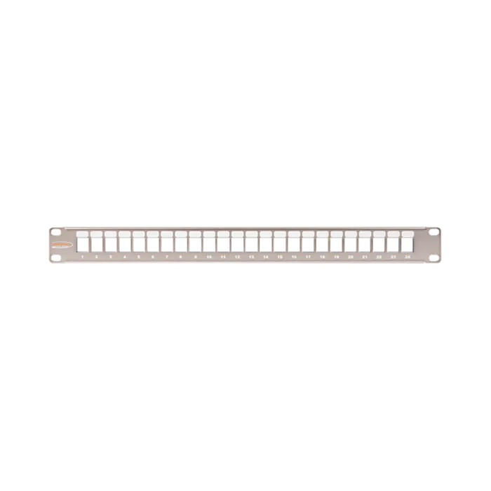 NIKOMAX UTP/STP Незареден Пач панел 24xRJ45, NMC-RP24-BLANK-1U-MT