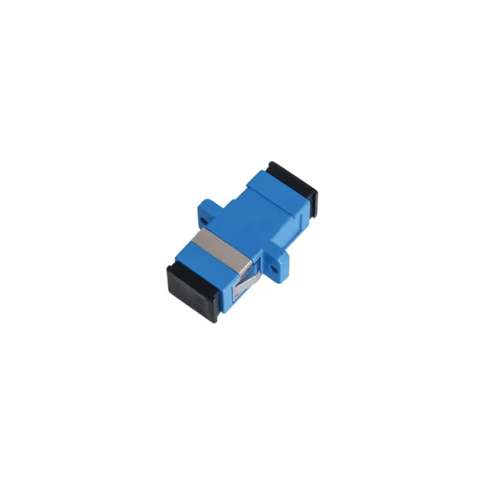 Оптичен адаптер симплекс SC/UPC – SC/UPC, NIKOMAX NMF-OA1S2-FN-SCU-SCU-BL-100