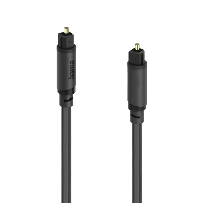 Оптичен аудио кабел HAMA ODT (Toslink), мъжко-мъжко, 3 м, черен