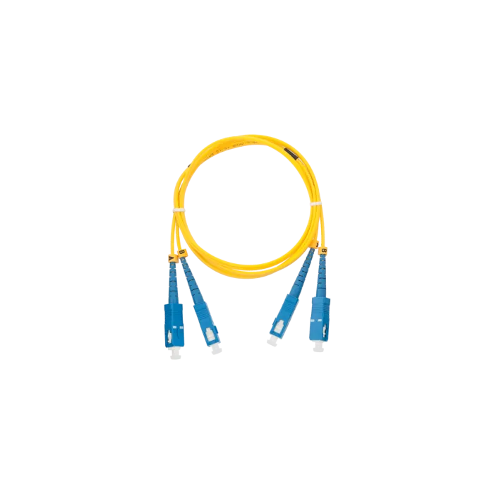 Оптична пач корда 1 метър SC/UPC -SC/UPC, NIKOMAX NMF-PC2S2C2-SCU-SCU-001