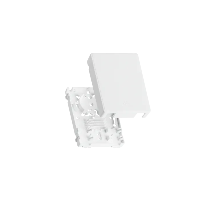 Оптична розетка за повърхостен монтаж, NIKOMAX NMF-WO2-BLANK-CP-WT