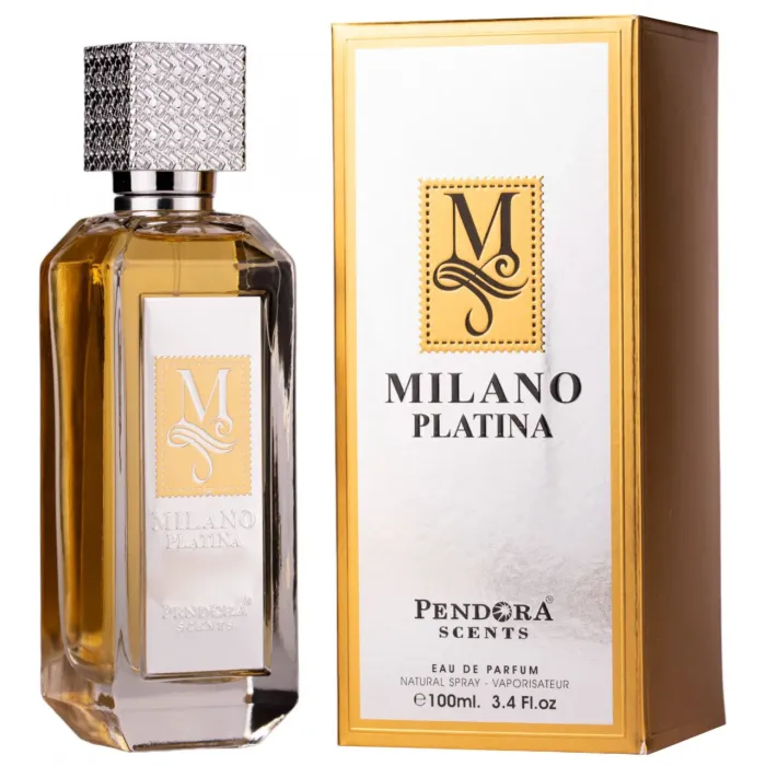 Pendora Scents Milano Platina, парфюмна вода за мъже, 100 мл