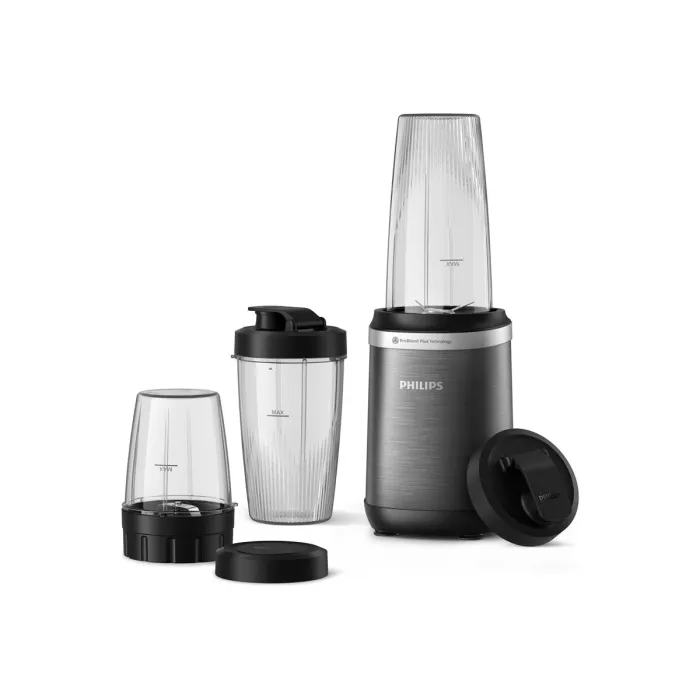 Philips Блендер Series 5000 HR2767 – 1000W ProBlend Plus, 3 чаши (300/500/700 мл), графит