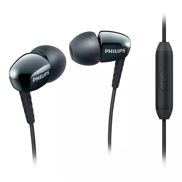 Philips SHE3905BK слушалки с микрофон, Черен цвят