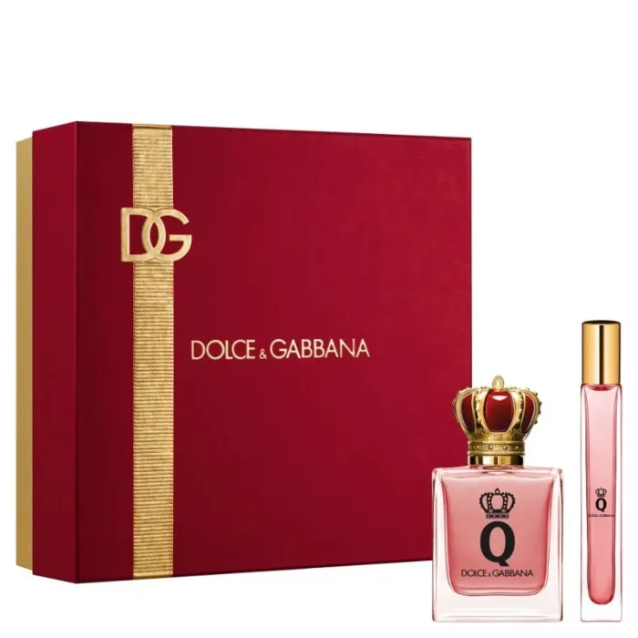 Подаръчен комплект Dolce & Gabbana Q Intense, парфюмна вода за жени, 50 ml + 10 ml