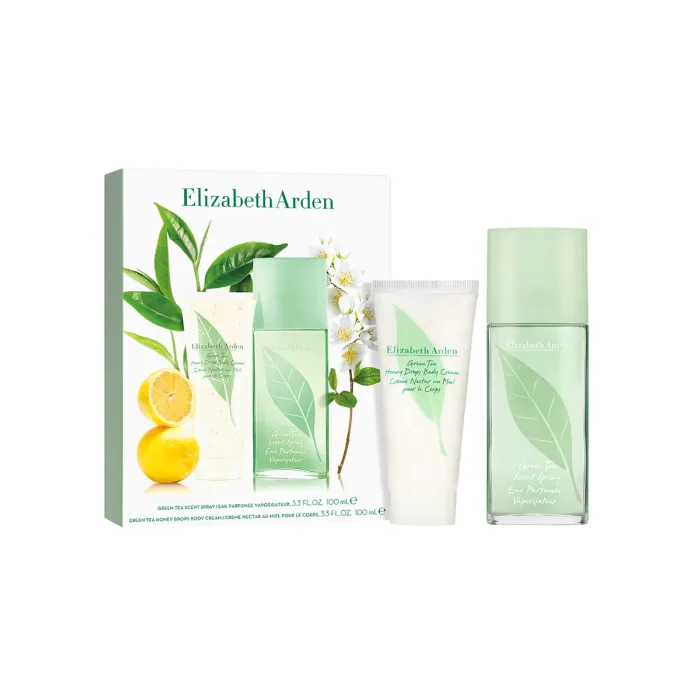 Подаръчен комплект Elizabeth Arden Green Tea, тоалетна вода за жени, 100 ml + хидратиращ лосион за тяло, 100 ml